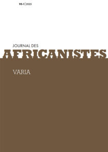 Tome 95 - fascicule 1. 2025. Varia