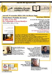 Charle-Henry Pradelles de Latour, Le désir et ses rites De l'ethnologie à la psychanalyse